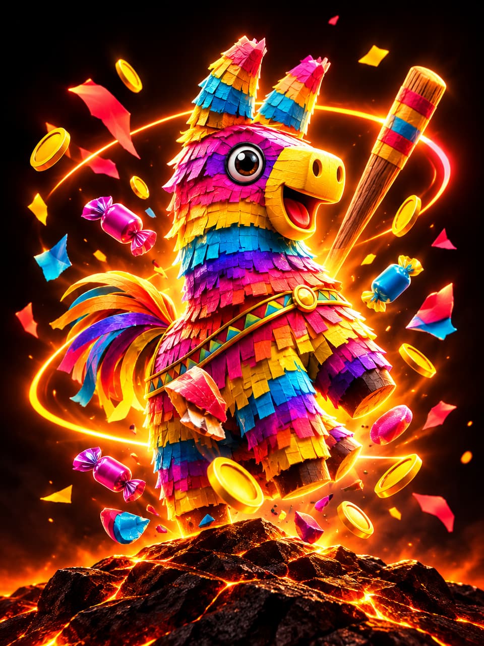 ภาพเกม Pinata Boom ที่ออกแบบใหม่สำหรับ vf238 - วีเอฟ238
